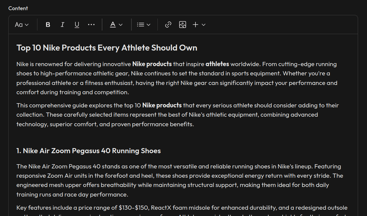 We are using the most advanced AI.