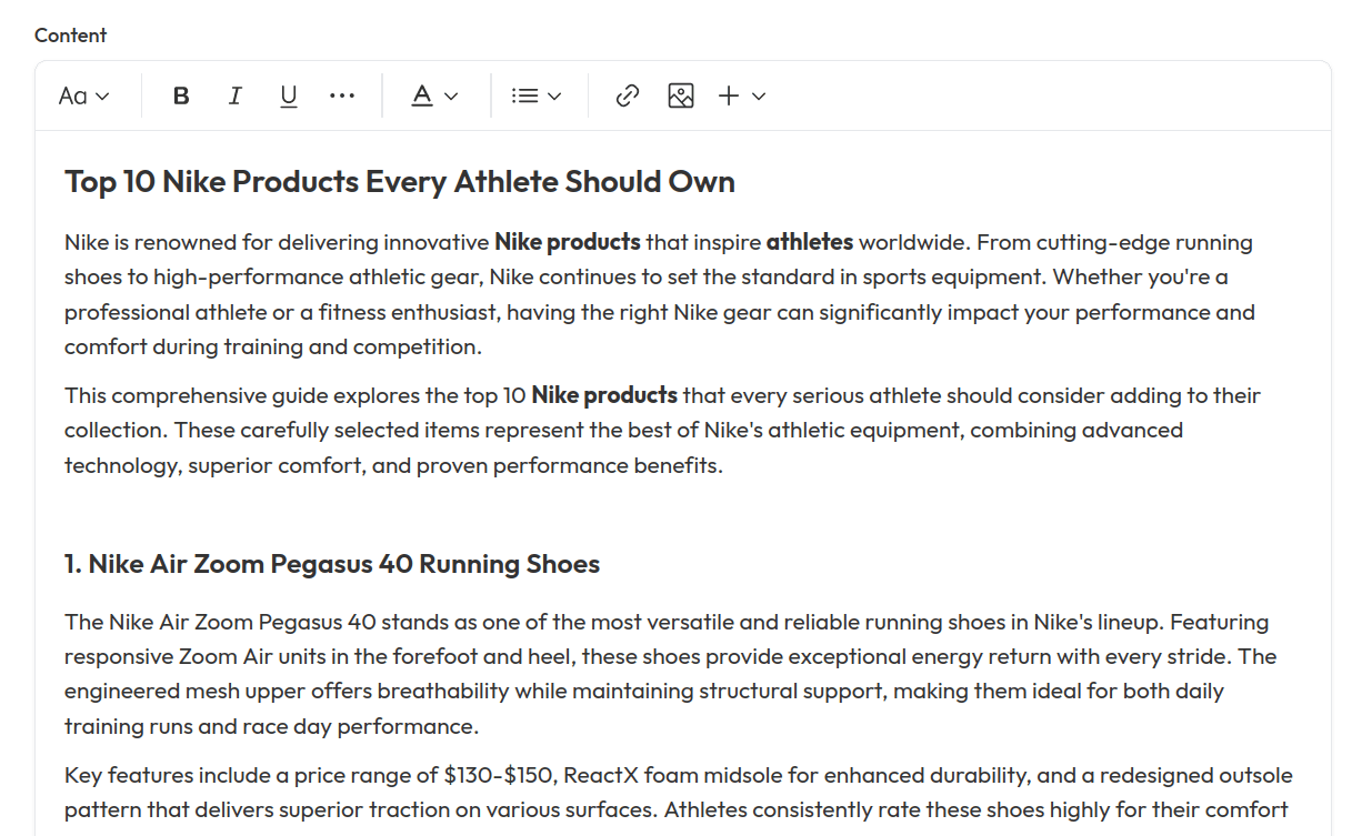 We are using the most advanced AI.