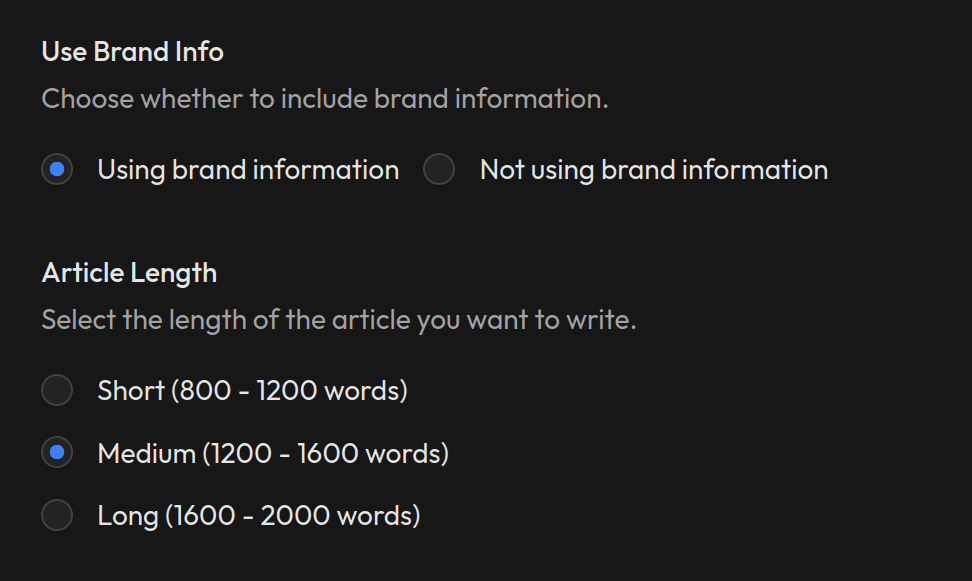 Use your unique style.